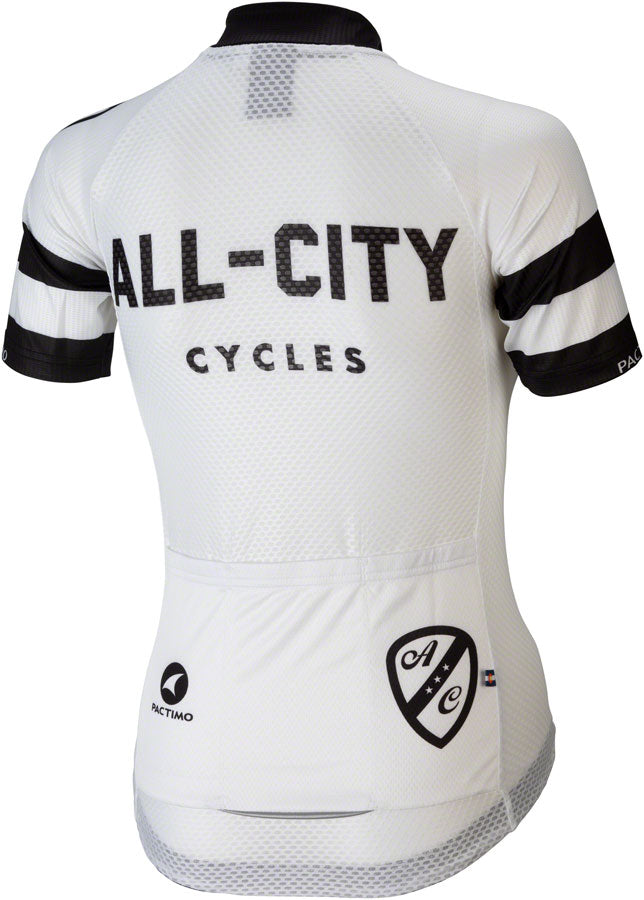 JT1994-01.jpg: Image for All-City Classic Jersey - White/Black, Short Sleeve, Women's, Large