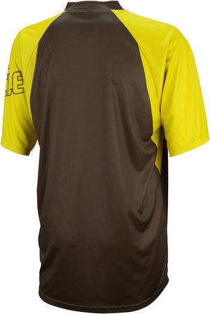 JT9025-02.jpg: Image for Salsa Devour MTB Jersey - Olive/Yellow, Short Sleeve, Men's, Large
