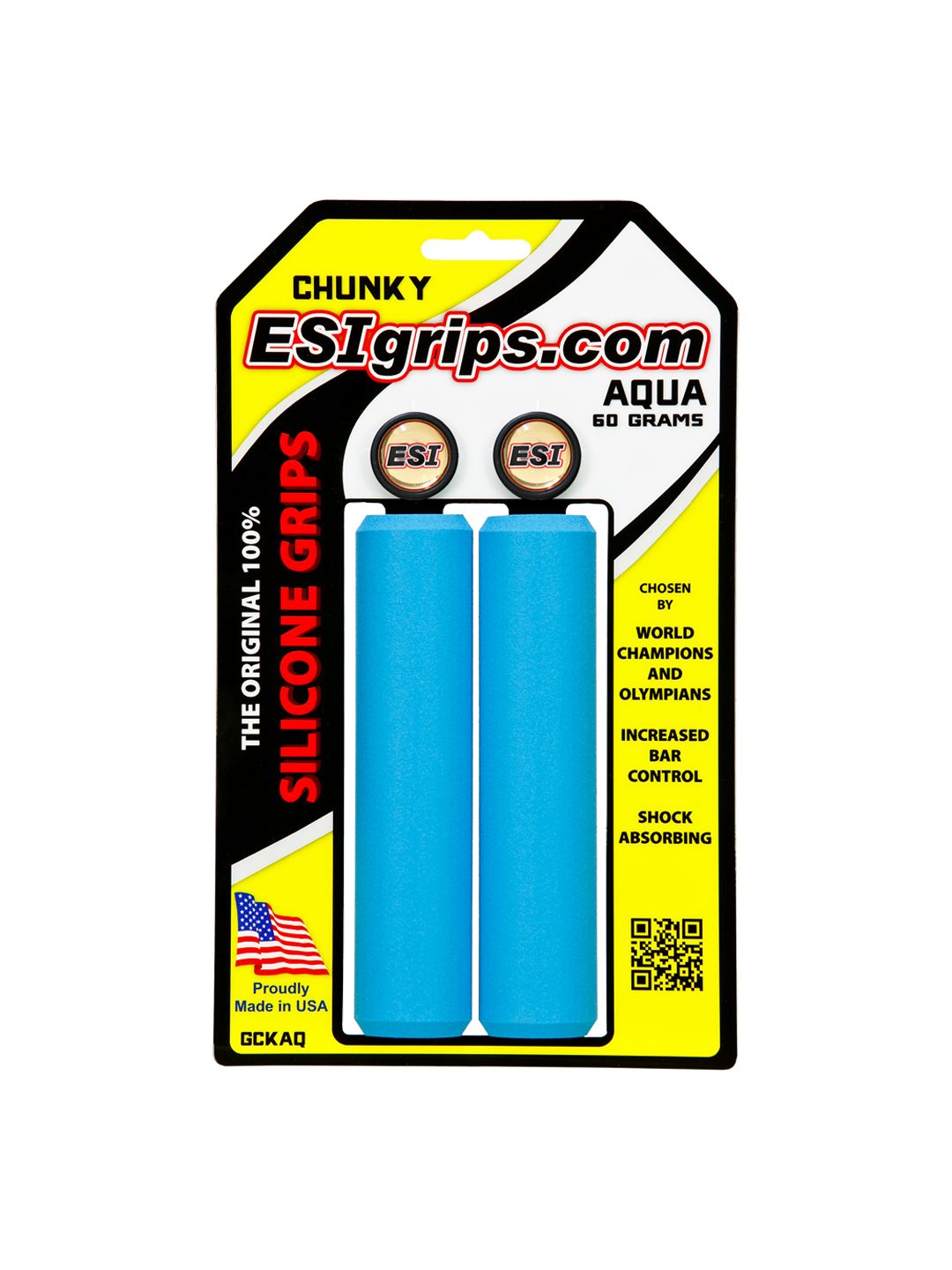 ESI Chunky Grips - Aqua