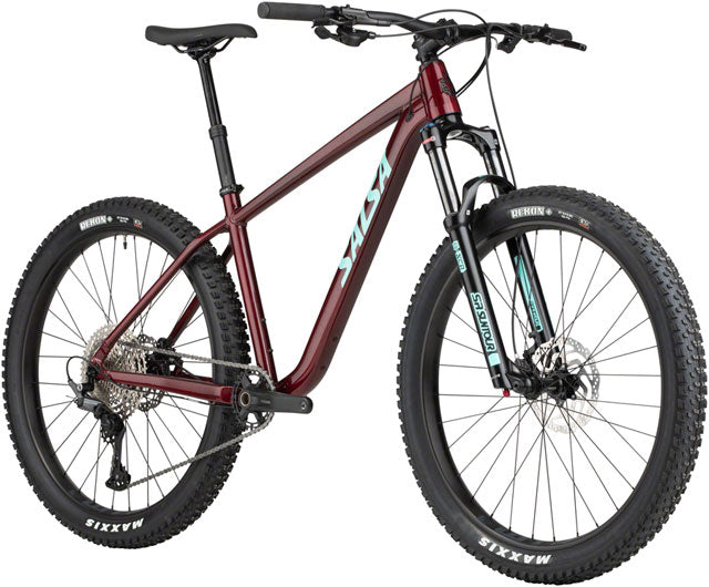 測距儀 Deore 12 27.5+ 自行車 - 深紅色
