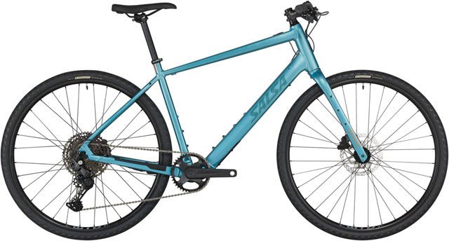 Confluence Cues 11 Flat Bar Ebike Dark Cyan Huckleberry Bicycles