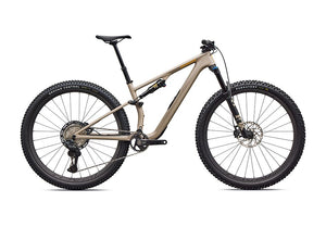 2026 Specialized Epic 8 Expert Evo Di2 Bike Satin Sandstone Metallic / California Sunshine Xs
