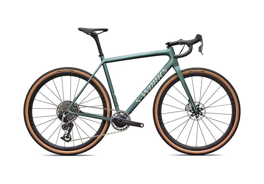 2026 Specialized Crux S-Works Bike Premium Fjord/Dolomite Metallic 49