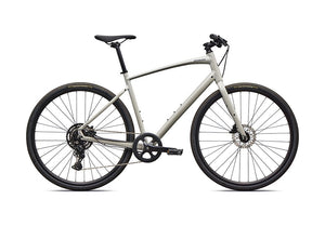 2026 Specialized Sirrus X 2.0 Km Bike Gloss Dolomite Metallic / Ma Jesty Blue Metallic Frost Reflective Xxs