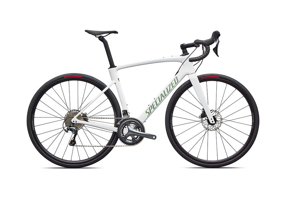 2026 Specialized Roubaix Base Bike Gloss White/Pistachio 44