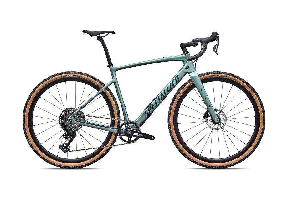 2026 Specialized Diverge Expert Axs Bike Fjord Metallic/Emerald Metallic 49