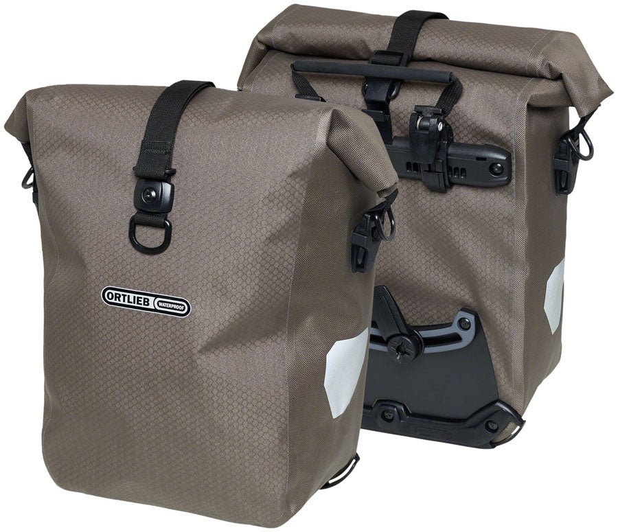 Ortlieb Gravel Pack Pannier - 29L Pair Dark Sand