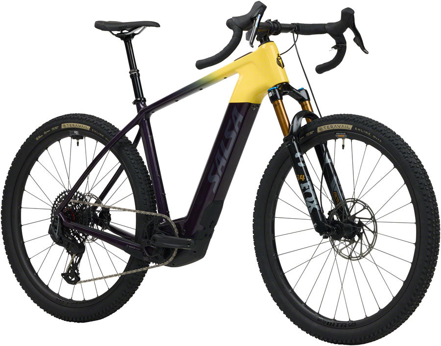 Tributary C Force XO AXS Transmission SUS Ebike - Amethyst/Yellow