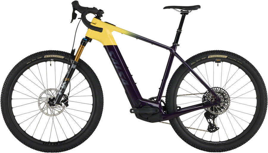 Tributary C Force XO AXS Transmission SUS Ebike - Amethyst/Yellow