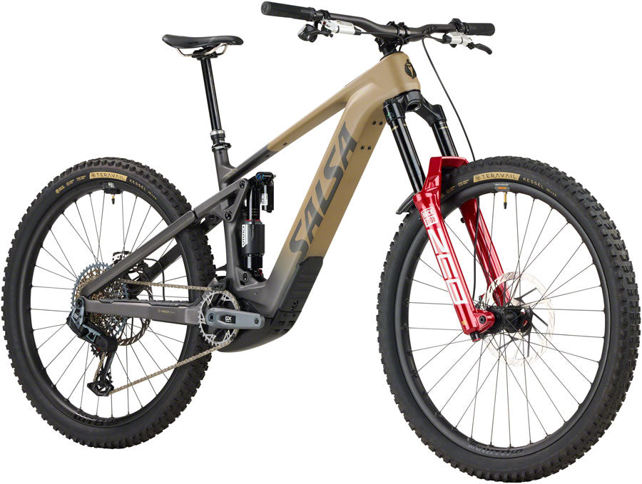 Notch C GX AXS Transmission Ebike - 29" Carbon Black / Walnut