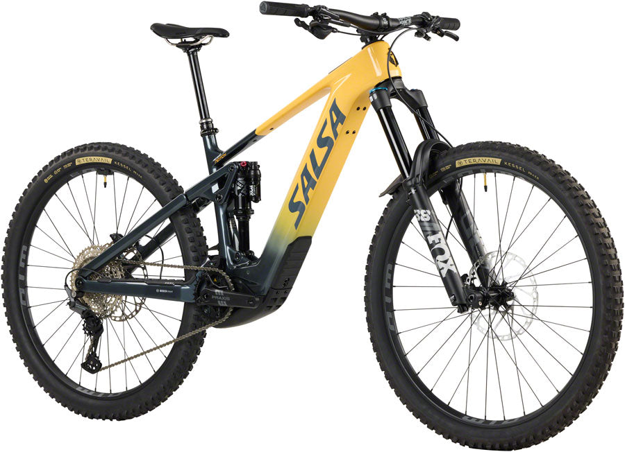 Notch C Deore 12 Ebike - 29" Carbon Slate / Apricot