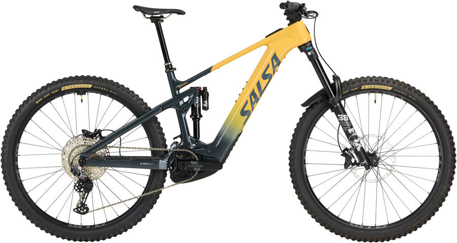 Notch C Deore 12 Ebike - 29" Carbon Slate / Apricot