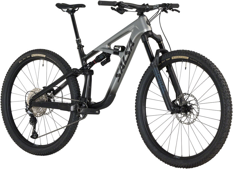 Salsa Blackthorn 125 C Deore 12 Bike - 29" Carbon Coffee Black /Smoke