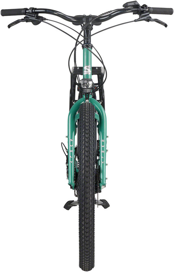 Surly Skid Loader Cargo Ebike - 27.5 Steel Illegal Smile Green Small