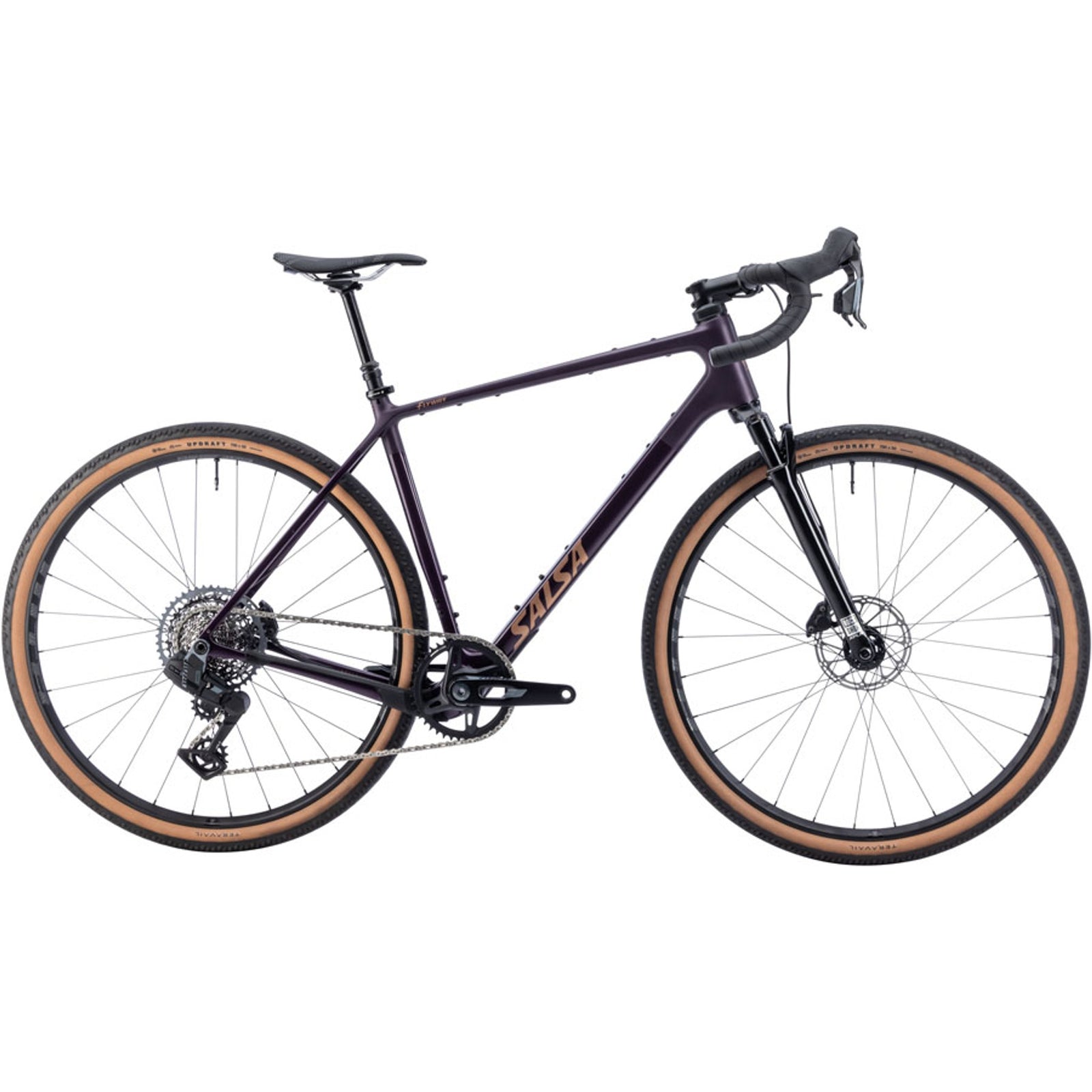 Flyway C Rival XPLR AXS 13 Suspension Bike - Blackberry