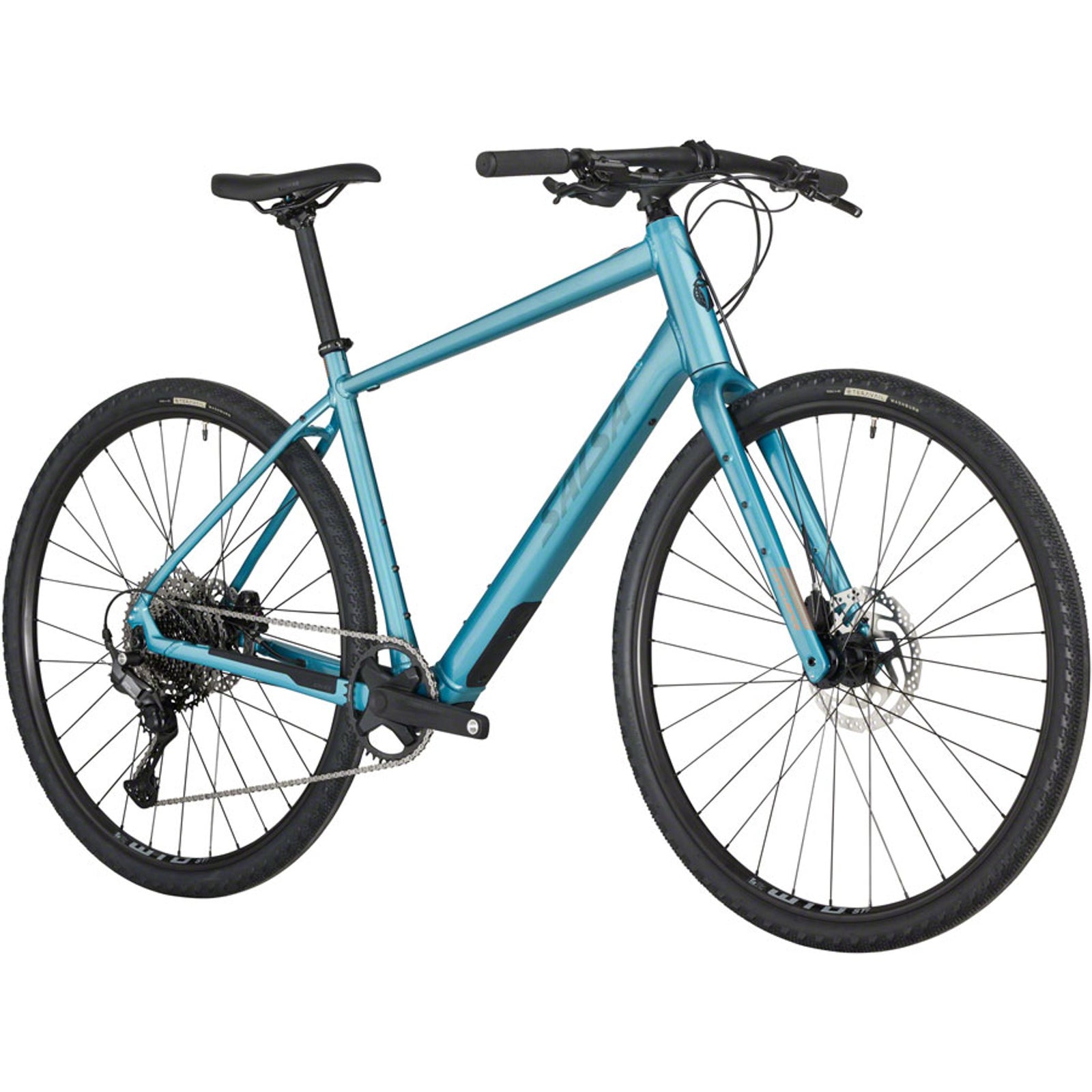Confluence Cues 11 Flat Bar Ebike - Dark Cyan