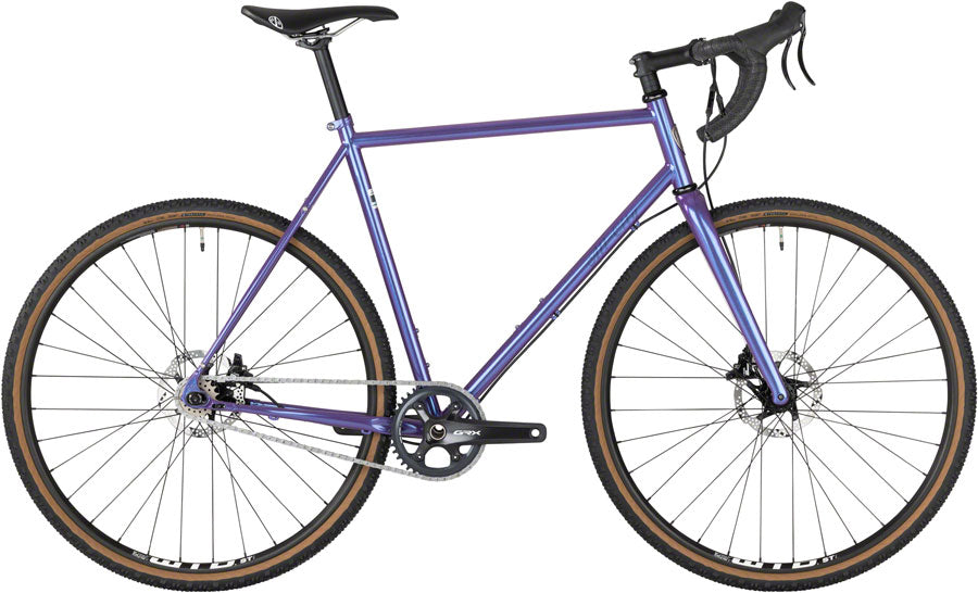 Super Professional Drop Bar Single Speed Bike - Hollywood Violet