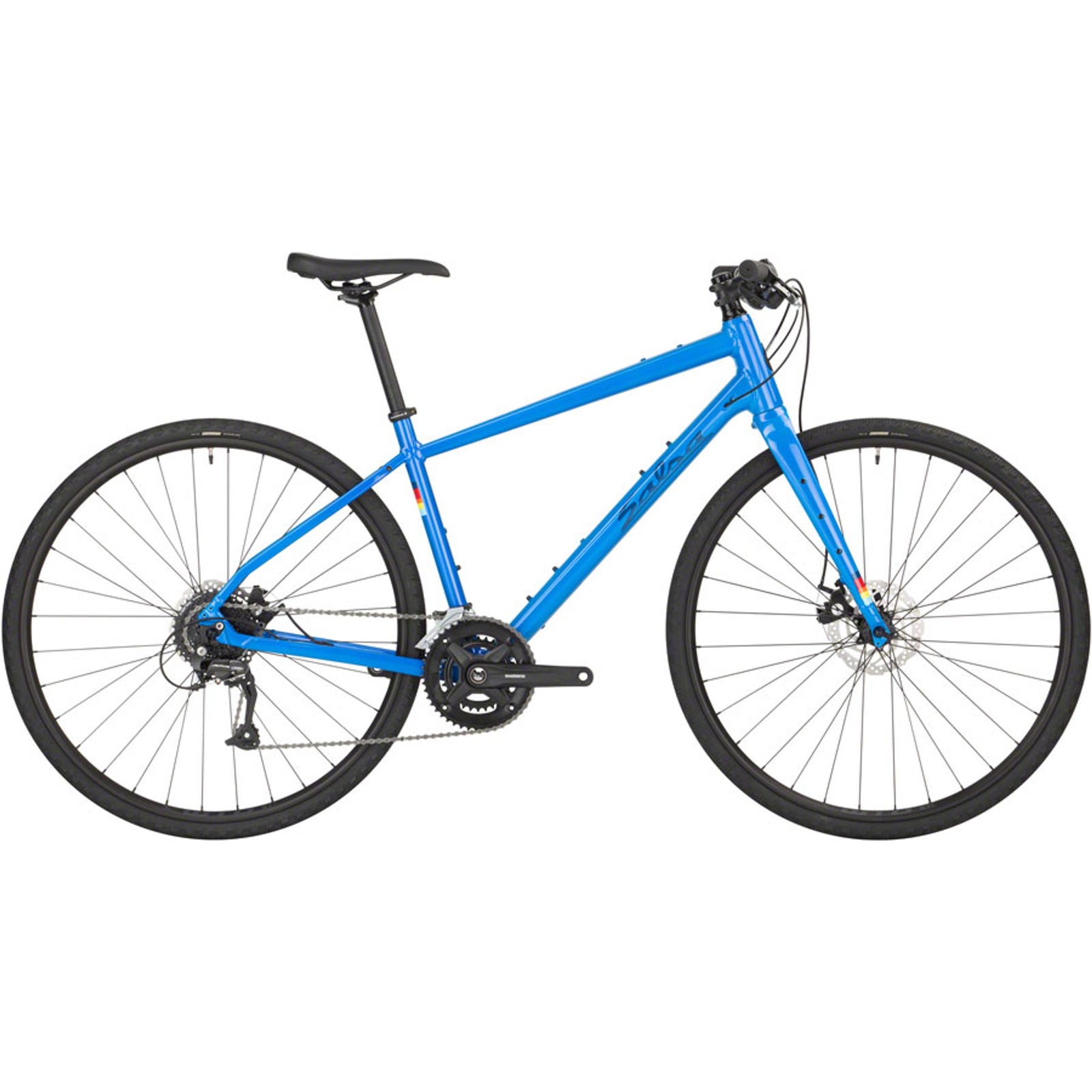 Journeyer Flat Bar Altus 700 Bike - Blue