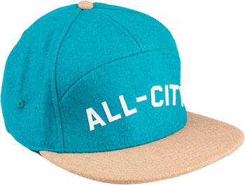 All City Chome Dome 3.0 Cap - Cyan, White, Camel, One Size