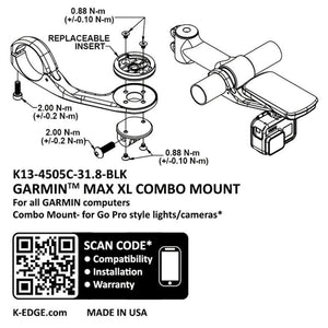 Garmin Max XL Combo Mount