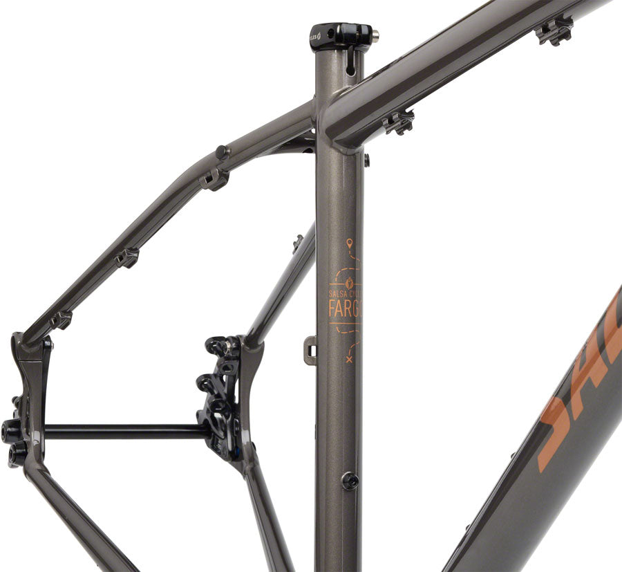 Fargo Frameset - Black - Flat Mount