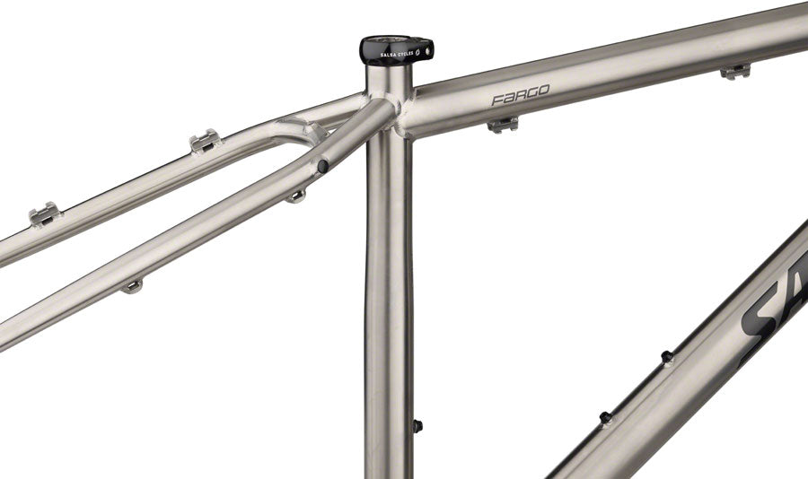 Fargo Ti Frameset - Raw - Flat Mount