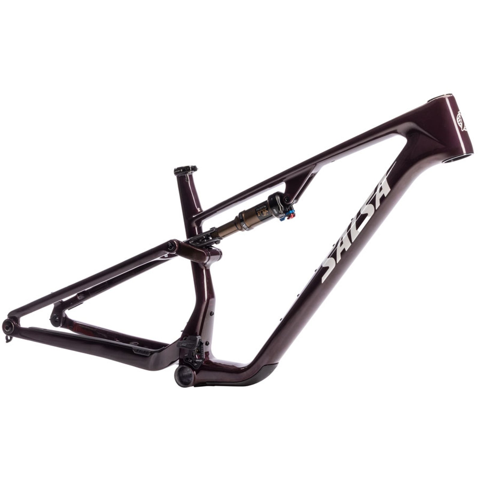 Spearfish C DLX Bike Frame - Black/Deep Orchid Carbon