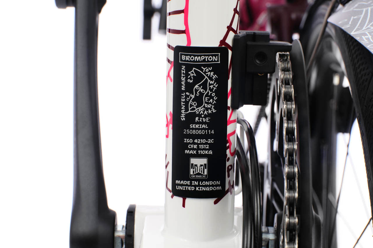 Brompton x Shantell Martin - P Line - 4 Speed