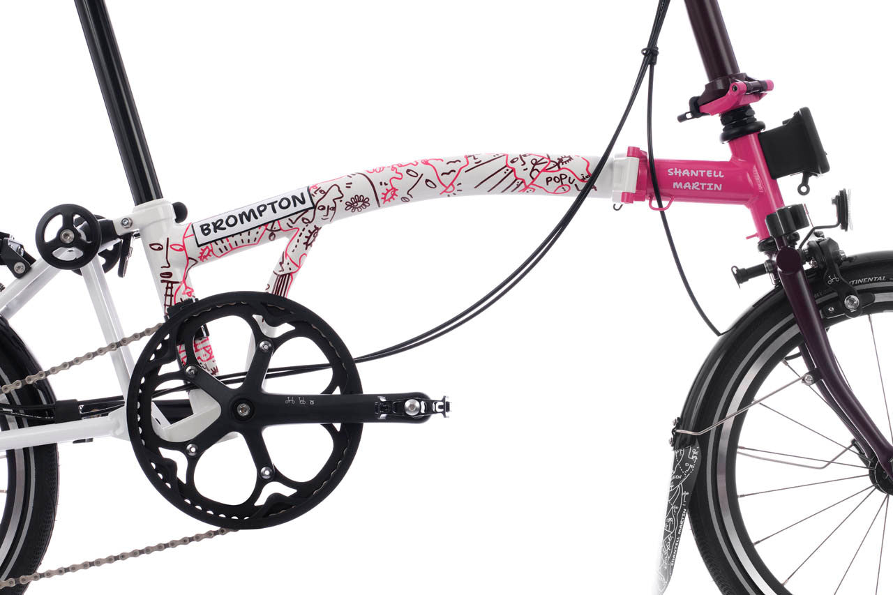 Brompton x Shantell Martin - P Line - 4 Speed