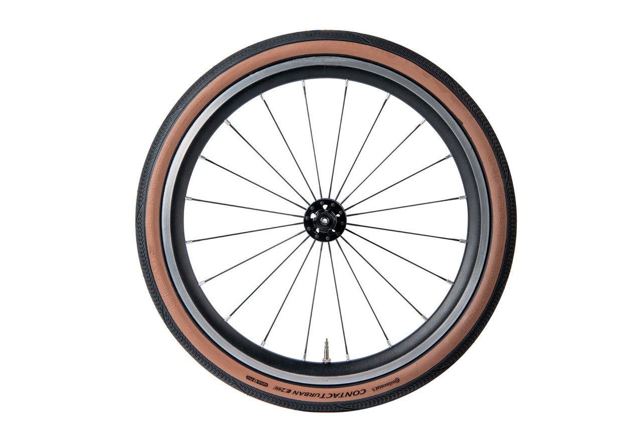 Continental Urban Contact Dark Tan Wall Tire – Folding-16"x1.35, ISO 349