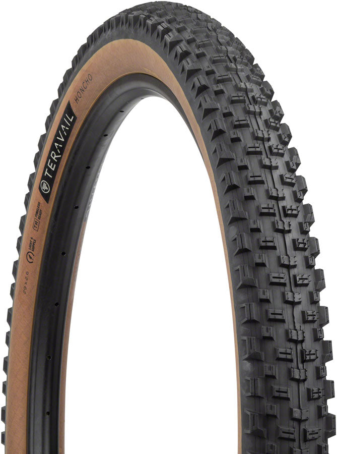 Teravail Honcho Tire - 29 x 2.6 Tubeless Folding Tan Durable Grip Compound