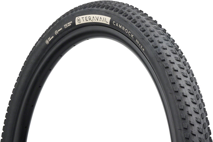Teravail Camrock Tire - 29 x 2.4 Tubeless Folding BLK Durable Fast Compound
