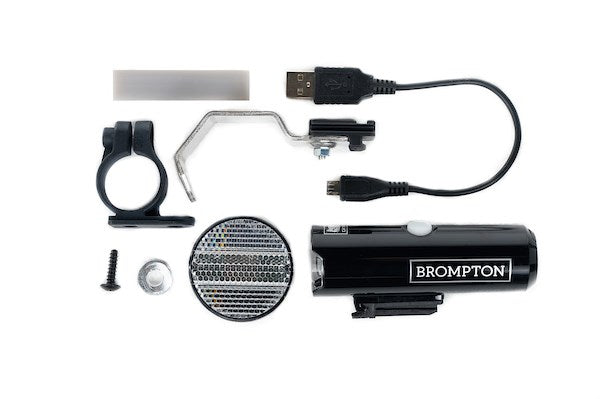 Brompton 前置 USB 燈和支架套件 - Cateye Volt 400 