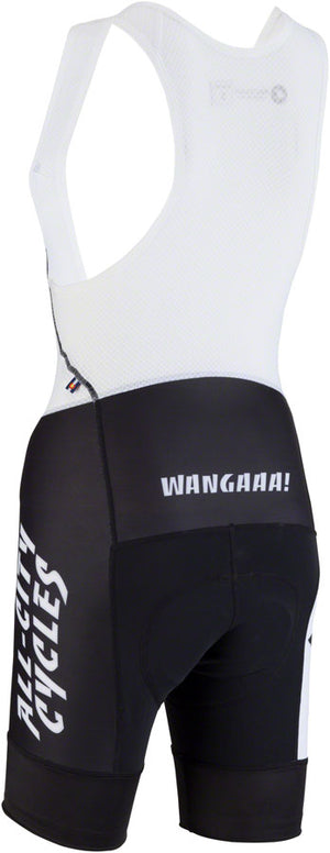 AB4975-01.jpg: Image for All-City Wangaaa! Women's Bib Short: Black/White LG