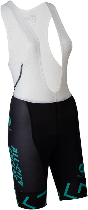 AB5090-02.jpg: Image for All-City The Max Women's Bib Short: Black/Mint LG