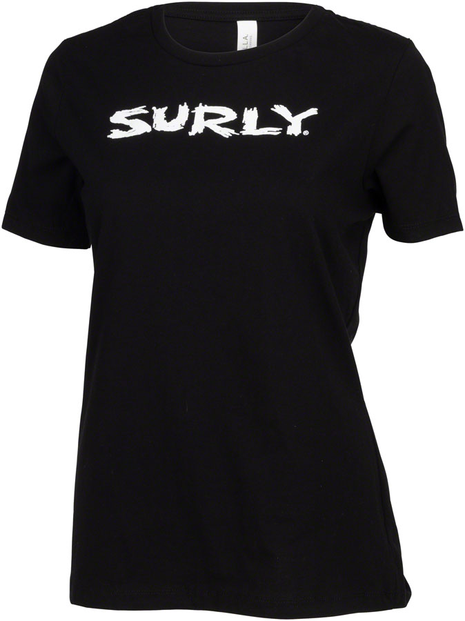 CL0693.jpg: Image for Surly Logo Women's T-Shirt: Black/White LG