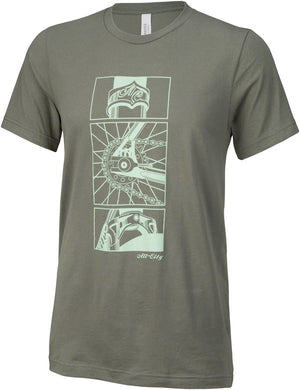 CL3093.jpg: Image for All-City Damn Fine Men's T-Shirt - Military Green, 2X-Large