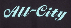 CL3108-01.jpg: Image for All City Women's Logowear T-Shirt - Black, Teal, Large