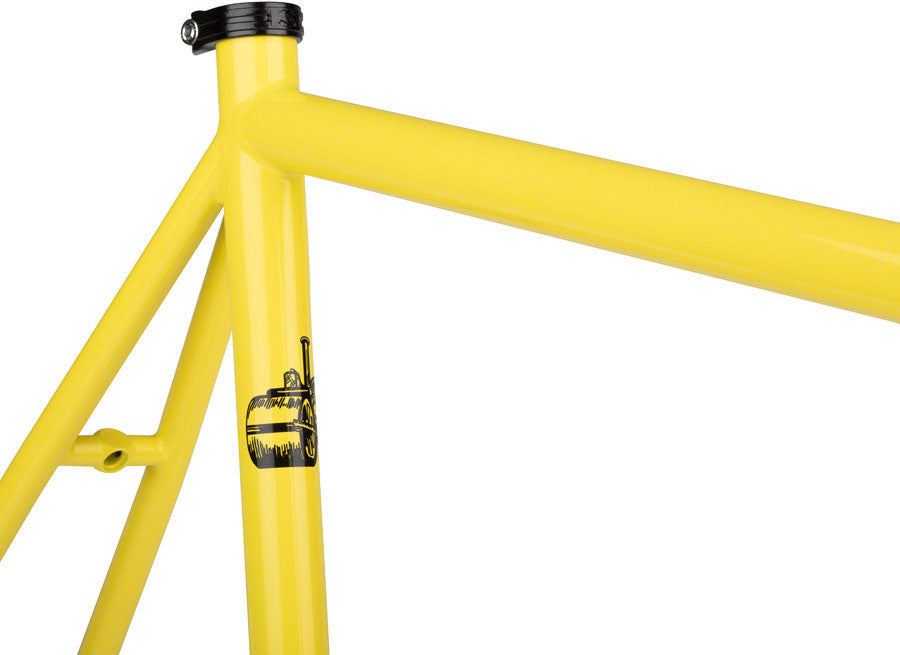 FM0777-02.jpg: Image for Steamroller Frameset - Banana Candy Yellow