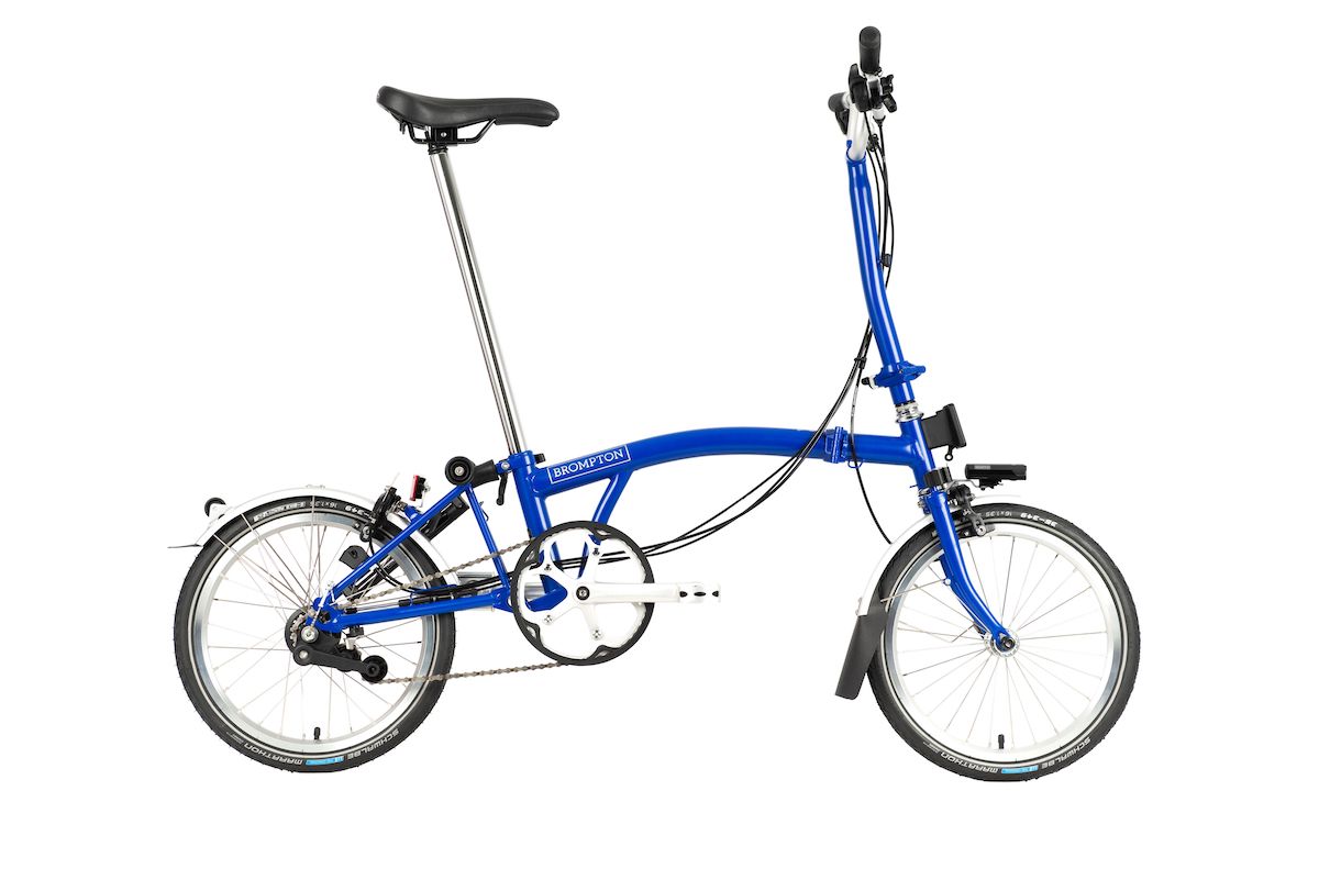 2023 C-Line: Explore High Bar Picadilly Blue w/ Brooks Saddle and USB Lights (H6L)