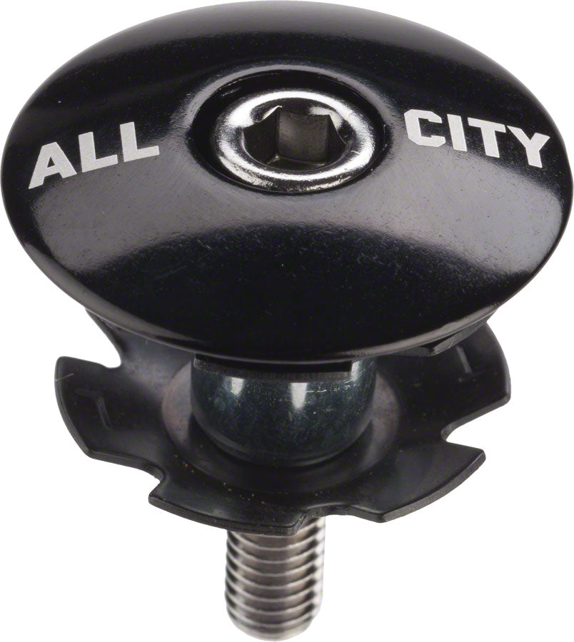 All-City 頂蓋黑色 1-1/8"