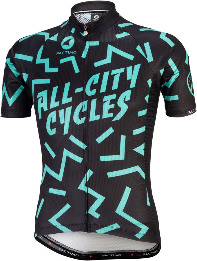 JT2001.jpg: Image for All-City The Max Jersey - Black/Mint, Short Sleeve, Men's, Medium