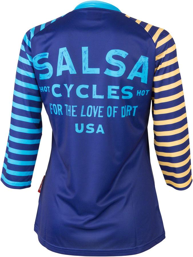 JT5682-01.jpg: Image for Salsa Devour MTB Jersey - Blue, 3/4 Sleeve, Women's, Large