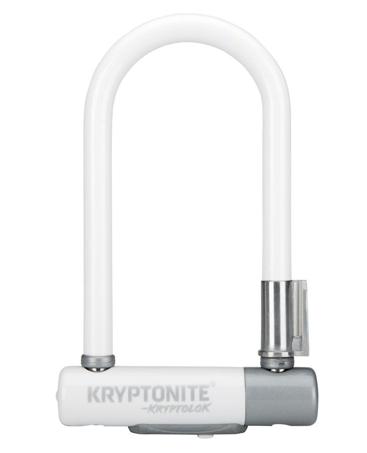 LK1060.jpg: Image for Kryptonite Krypto Series 2 Mini-7 U-Lock - 3.25 x 7", Keyed, White, Includes bracket