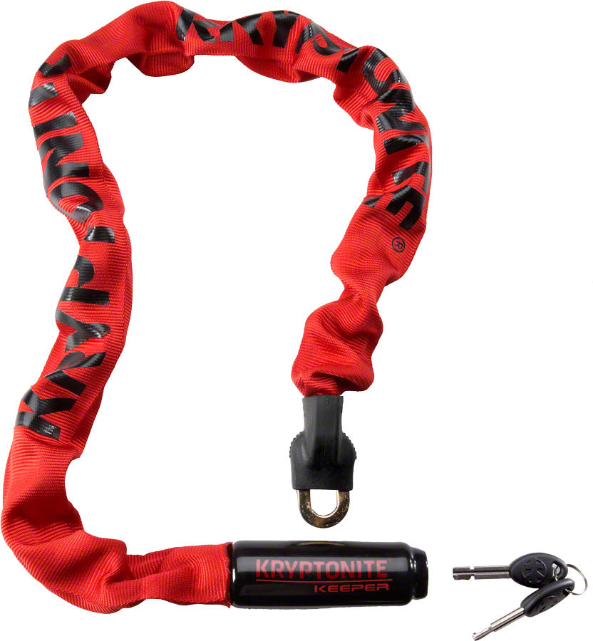 LK4242.jpg: Image for Krypto Keeper 785 Integrated Chain Lock: 2.8' (85cm) Red