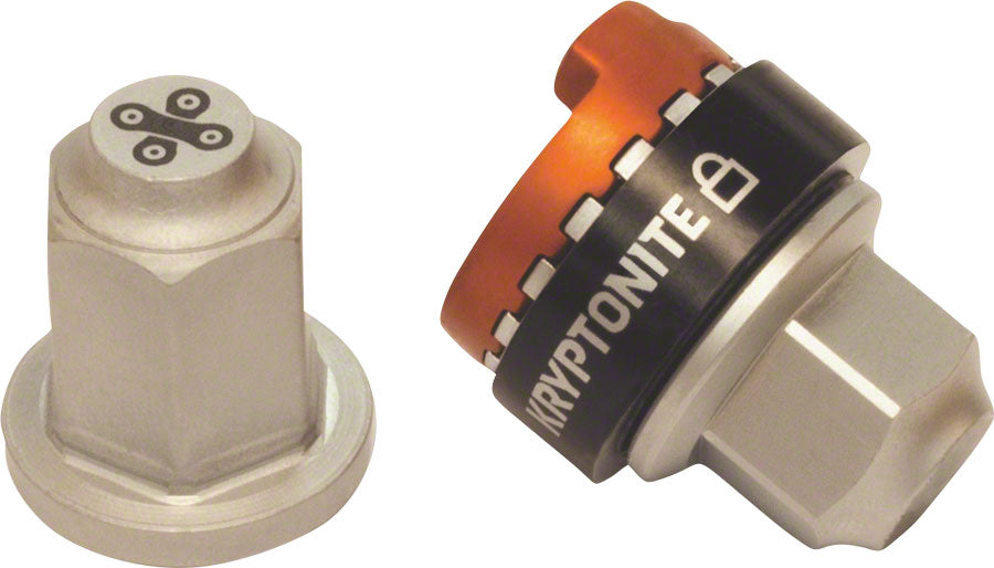 LK6073.jpg: Image for Kryptonite Security Wheelnutz Solid Axle Locking Nuts: Silver 3/8