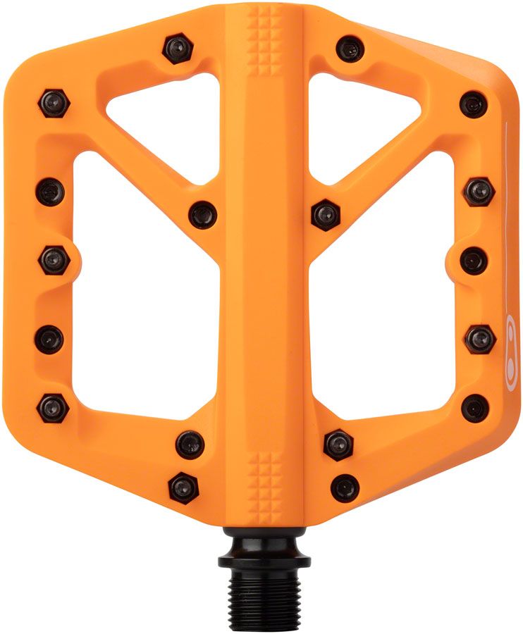 PD8555-01.jpg: Image for Crank Brothers Stamp 1 Pedals - Platform, Composite, 9/16", Orange, Large