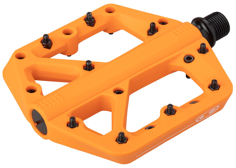 PD8555.jpg: Image for Crank Brothers Stamp 1 Pedals - Platform, Composite, 9/16", Orange, Large