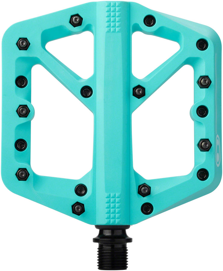 PD8559-01.jpg: Image for Crank Brothers Stamp 1 Pedals - Platform, Composite, 9/16", Turquoise, Large
