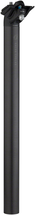 ST8878-01.jpg: Image for Salsa Guide Carbon Seatpost, 27.2 x 350mm, 18mm Offset, Black